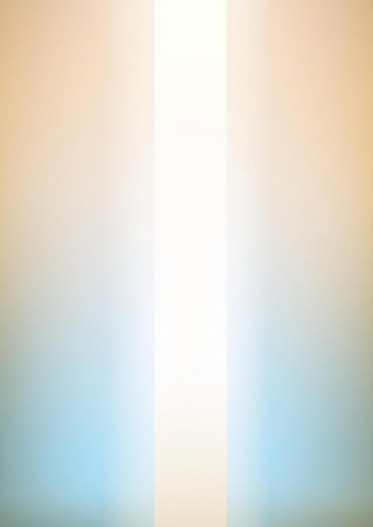 Foto colores abstractos libres con gradiente suave y fondo puro