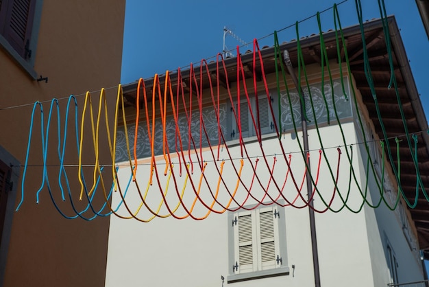 Colores del arcoiris contra la guerra