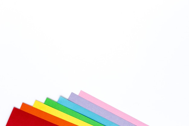 Foto colores del arcoiris, símbolo de lgbt