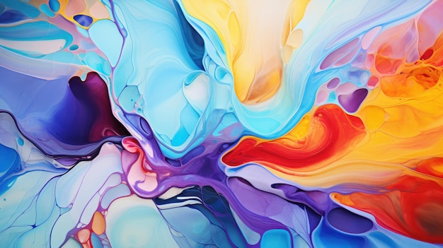 Colores arremolinados en un fondo abstracto