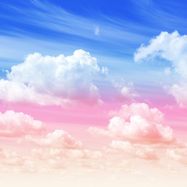 Los colores del cielo las nubes del aire