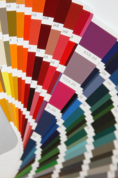 Colores Pantone para pintura.