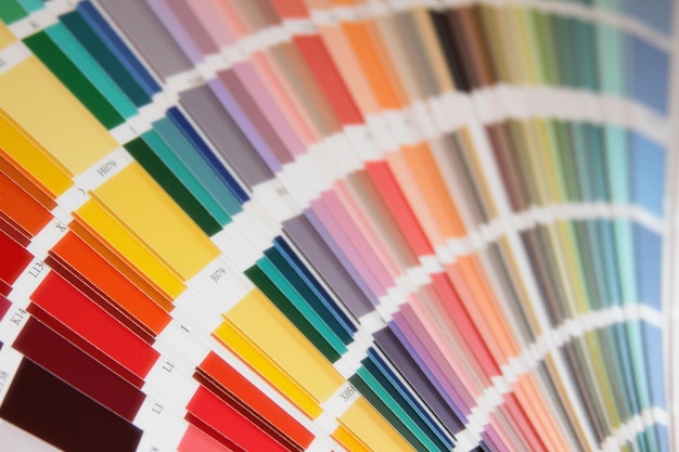 Colores Pantone para pintura.