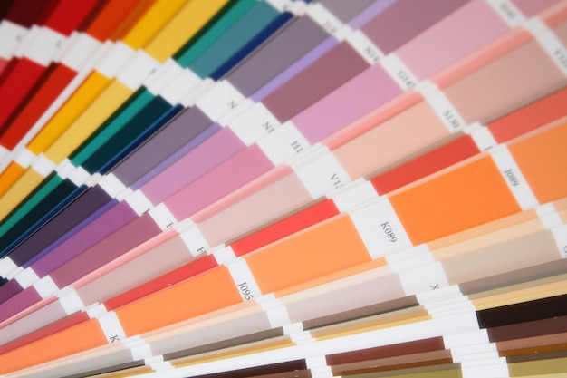 Colores Pantone para pintura.