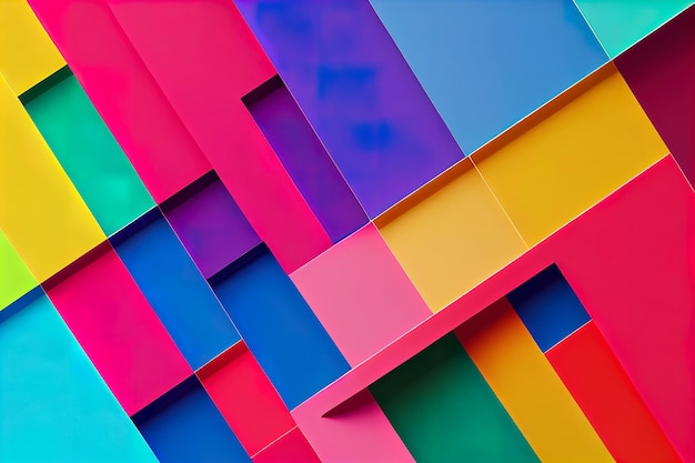 Los colores súper brillantes y vibrantes pierden el fondo de pintura de lujo