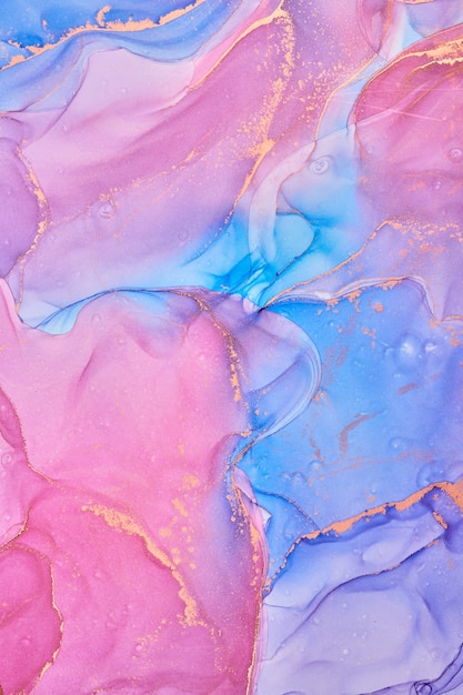 Colores de tinta de alcohol translúcido abstracto fondo de textura de mármol multicolor