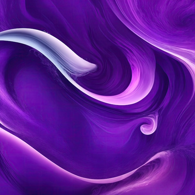 Colores vibrantes y ondas suaves de color púrpura en el fondo
