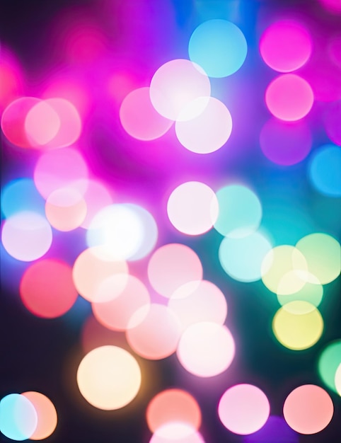 Foto colorful bokeh lights background for free photos