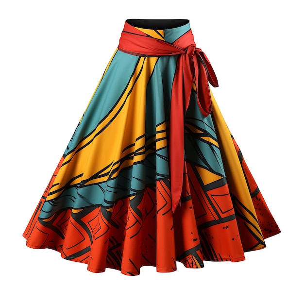 Foto colorida de zambian chitenge tipo wrap saia material algodão cor conce roupas tradicionais moda