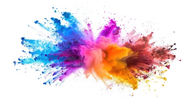 La colorida explosión de la pintura en polvo