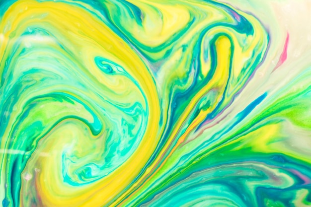 Foto colorida paleta de textura de aceite