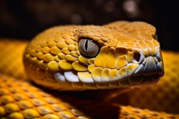 Colorida serpiente pitón cobra víbora bosque escondido esperando presa selva selva naturaleza virgen