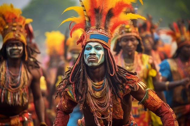 Las coloridas y animadas celebraciones de África tra