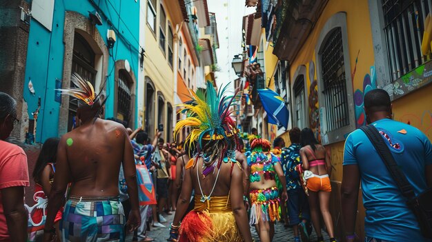 Las coloridas calles del carnaval