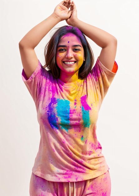 Foto las coloridas chicas calientes de bliss la encantadora sonrisa de holi