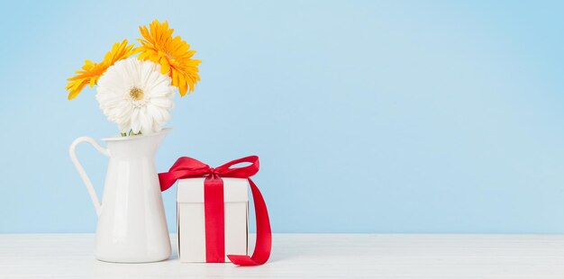 Coloridas flores de gerbera