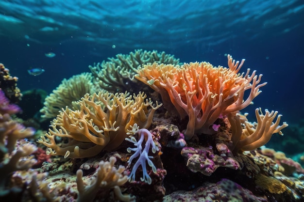 El colorido arrecife de coral que prospera bajo el mar