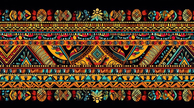 Colorido círculo ornamental Generativo Ai