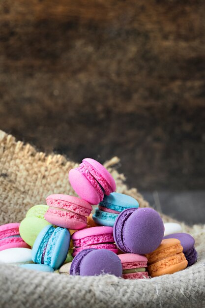 Colorido de macarons