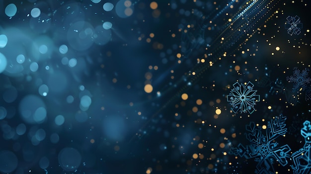 El colorido fondo navideño en estilo digital futurista para su diseño generado por la IA