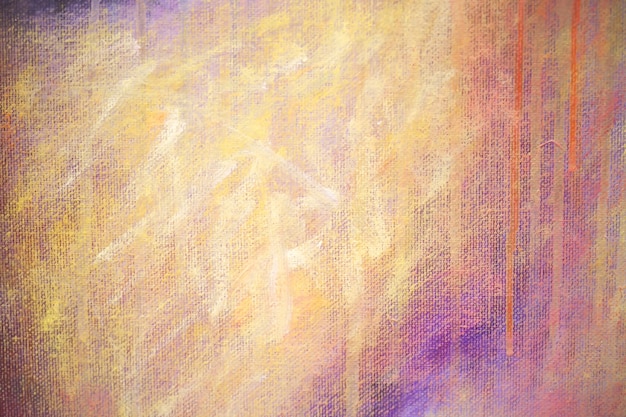 Foto colorido de fondo de textura de pintura acrílica abstracta sobre lienzo.