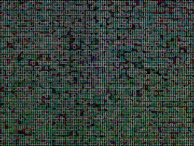 Colorido hacker laberinto patrón telón de fondo hd