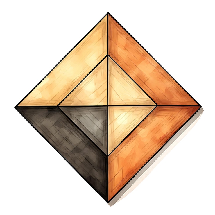 Foto colorido juego de rompecabezas tangram chino madera negra y bronceada geométrica sha objetos tradicionales creativos