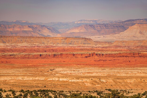 Colorido paisaje del estado de Utah