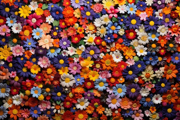 Un colorido papel tapiz de flores que dice que es el papel de pared de las flores