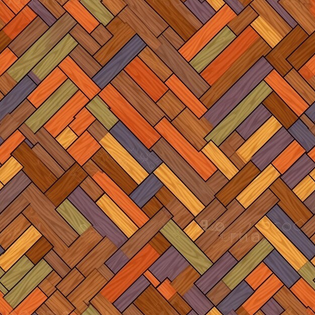 Foto colorido papel tapiz de fondo de madera de estilo geométrico abstracto en 3d