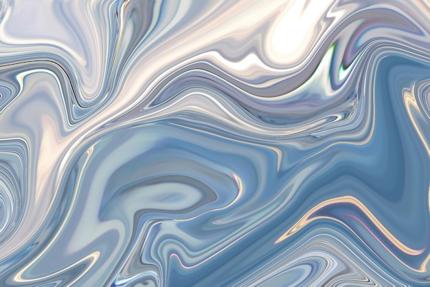 Un colorido patrón de mármol con un fondo azul