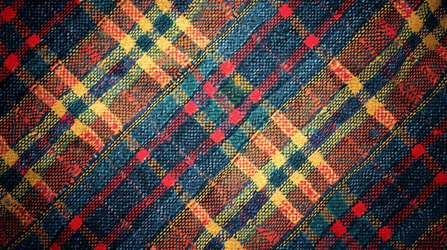 Foto colorido patrón de tartan a cuadros sin costuras clásica textura de tela de las tierras altas escocesas ideal para textiles de moda y decoración del hogar