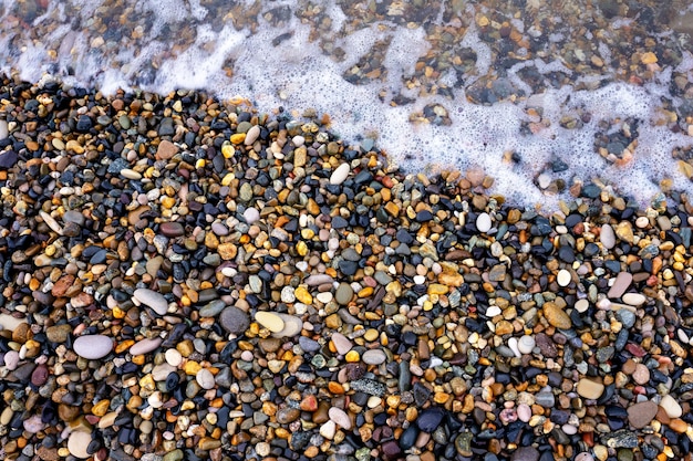 Colorido pequeños guijarros o piedras grava textura