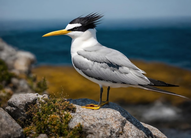 Un colorido primer plano de un pájaro