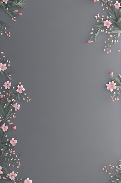 Colorido simple decoración floral pequeña flor ilustración plantilla de fondo arreglo creativo de la naturaleza y las flores Bueno para banner tarjeta de boda invitación proyecto elemento de diseño y otros