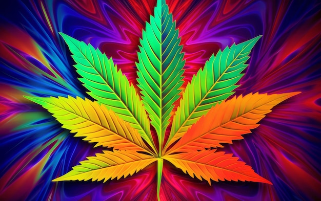 El colorido Trippy Marijuana deja el fondo