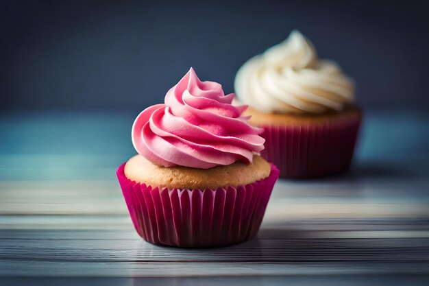 coloridos cupcakes con deliciosos