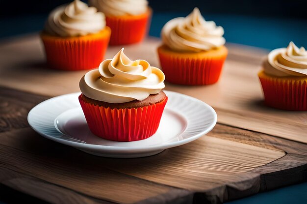 coloridos cupcakes con deliciosos