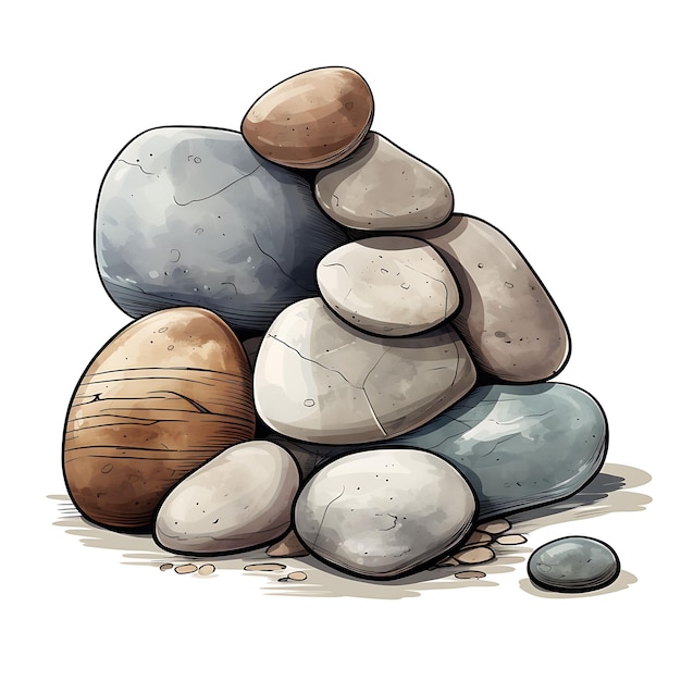 Foto coloroso juego de lanzamiento de piedras payana uruguayo piedra gris pequeña redonda ideas de diseño de concepto creativo