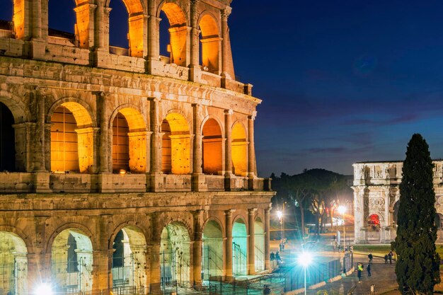 Colosseum-Stadiongebäude in Rom