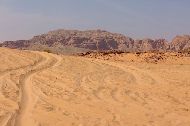 Coloured Canyon ist eine Felsformation auf der Halbinsel Südsinai Ägypten Wüstenfelsen aus buntem Sandsteinhintergrund