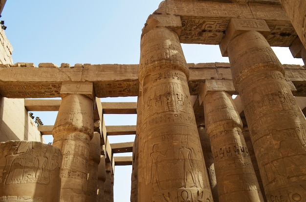 Columnas del templo de Karnak