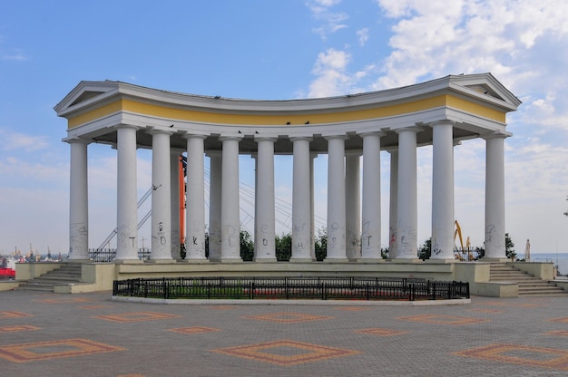 Columnata en el Palacio Vorontsov en Odessa, Ucrania