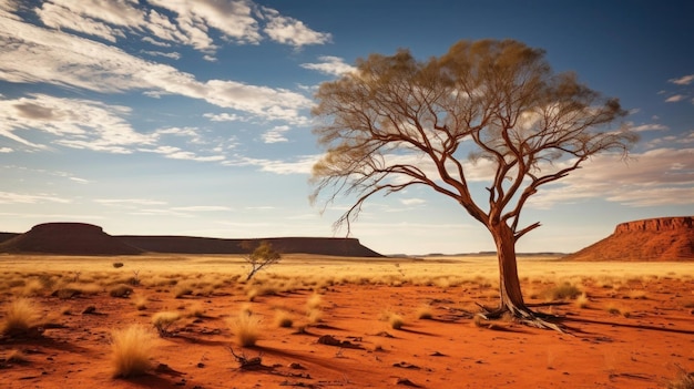 Foto com a impressionante beleza do interior da austrália