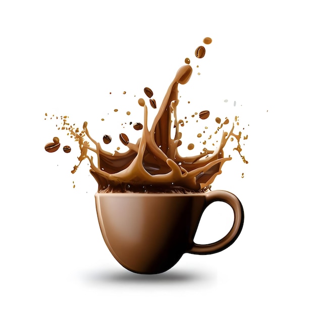 combinación de granos de café con Coffee Splash para celebrar el Día Internacional del Café