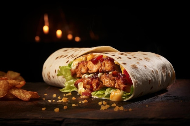 Combo de Burrito de Frango Chipotle picante