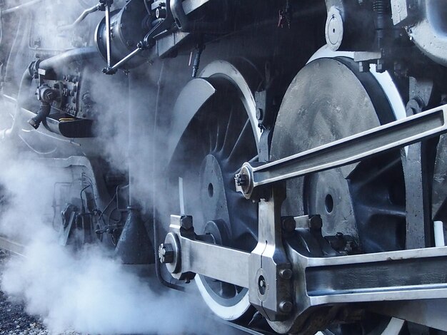 Foto comboio em trilho ferroviário