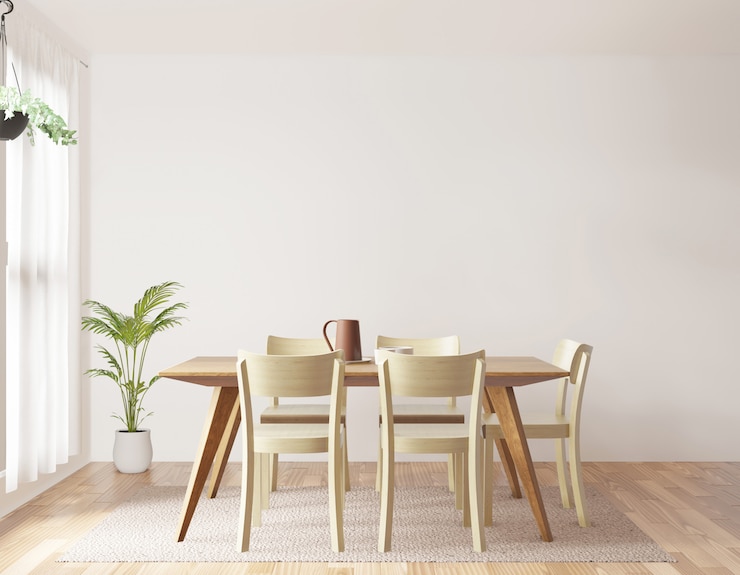 Foto comedor 3d rendering