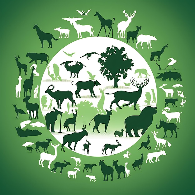 Comemore o Dia Mundial dos Animais de 2023, Dia Mundial da Vida Selvagem com os animais WorldAnimalDay AnimalIcons