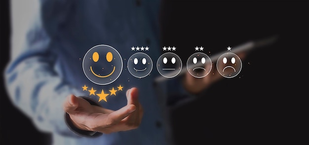Comentarios de los clientes y calificación de satisfacción